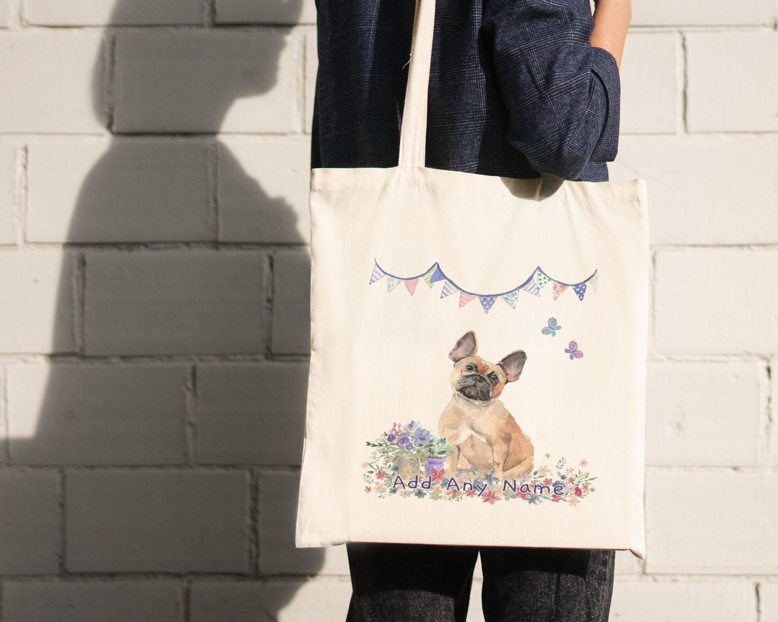 Personalised Chihuahua Dog Cotton Shopper Tote Bag - Add a Name - Custom Pet  Owner Gift