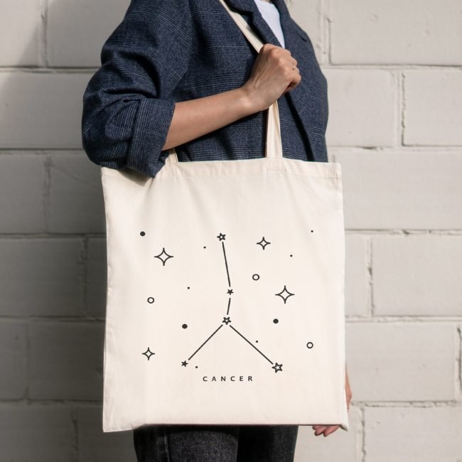 Aesthetic Tote Bag Celestial Alt Bag Trendy Tote Bag Astrology 